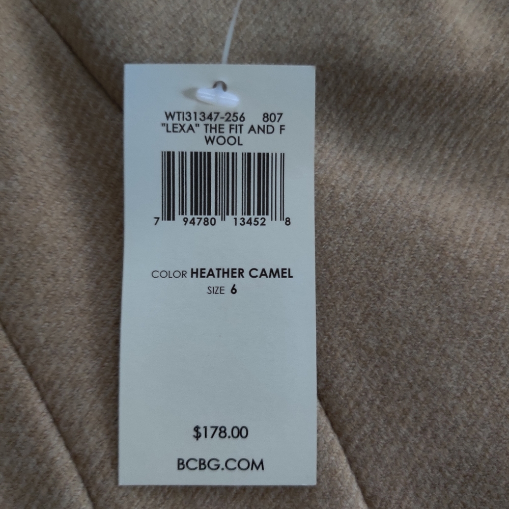 BCBGMAXAZRIA Wool Skirt NWT Size 6 - Picture 2 of 8